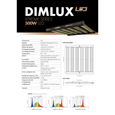 copy of Sistema LED 500W Xtreme Series Dimlux